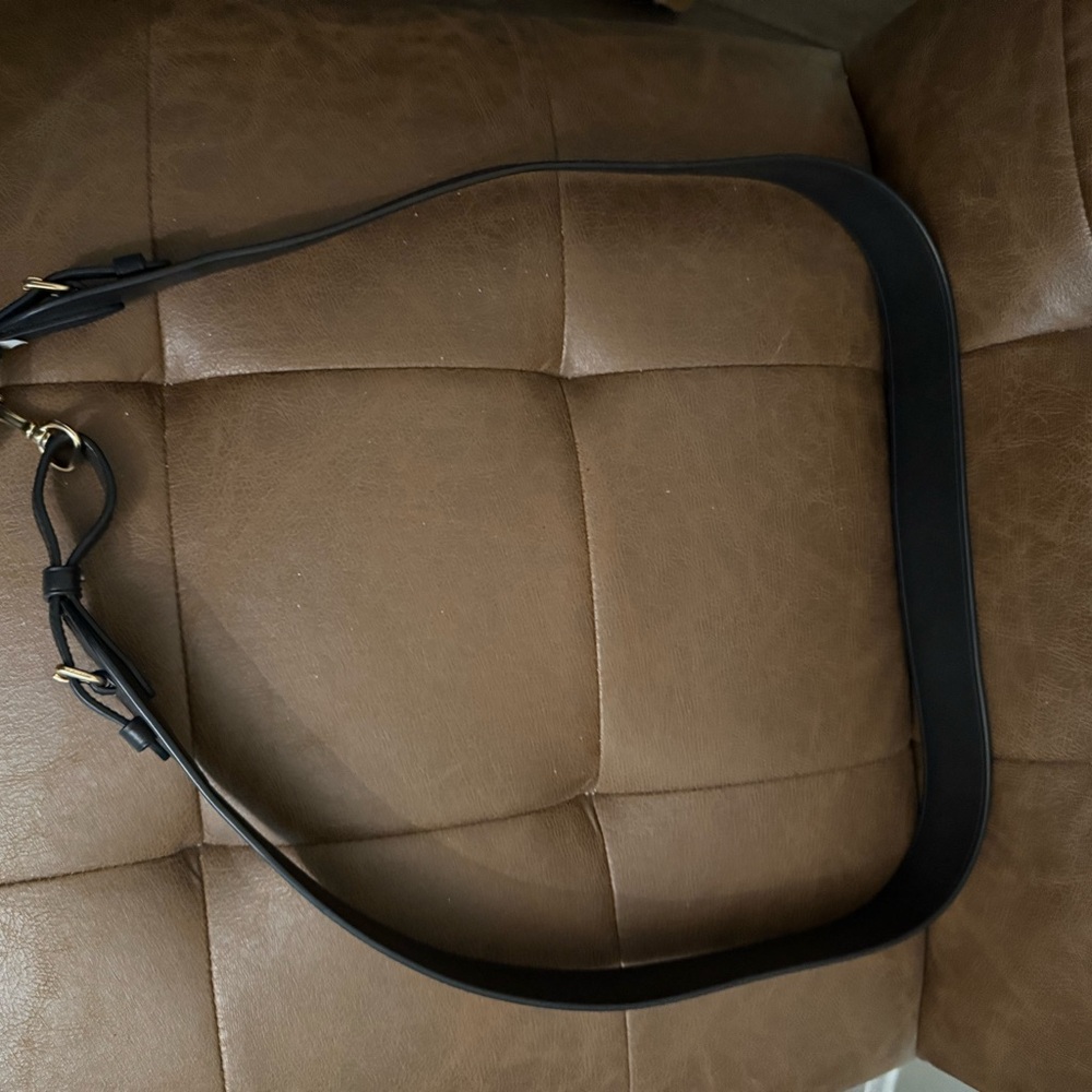 Coach - Black Leather Bag Strap